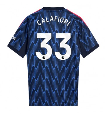 Arsenal Riccardo Calafiori #33 Bortatröja 2025-26 Kortärmad